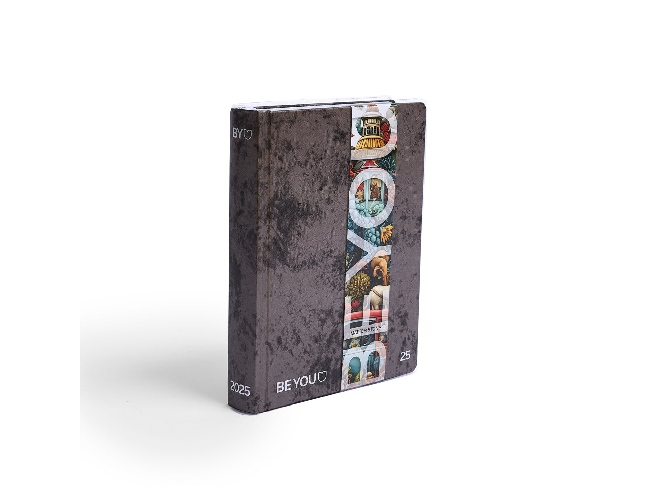 Beyou 24/25 agenda matter stone, multicolor, Made in Italy - Giochi Preziosi