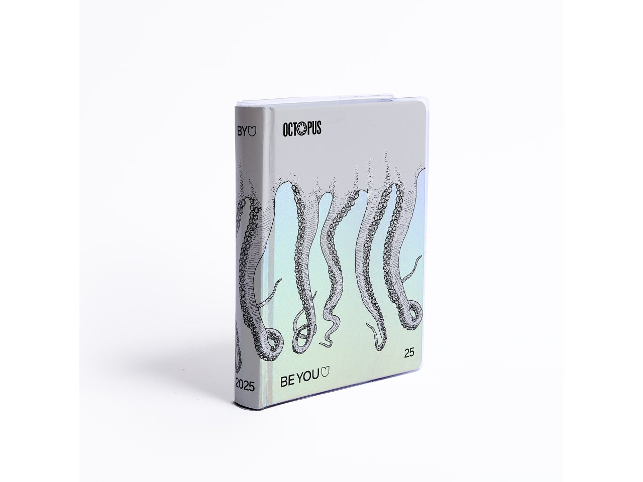 Beyou 24/25 agenda octopus easy argento, multicolor, Made in Italy - Giochi Preziosi