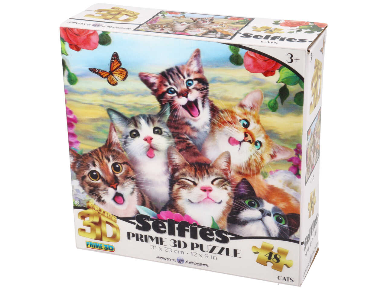 Puzzle 48 pezzi cat selfie per bambini dai 3 anni in su | Giochi Preziosi