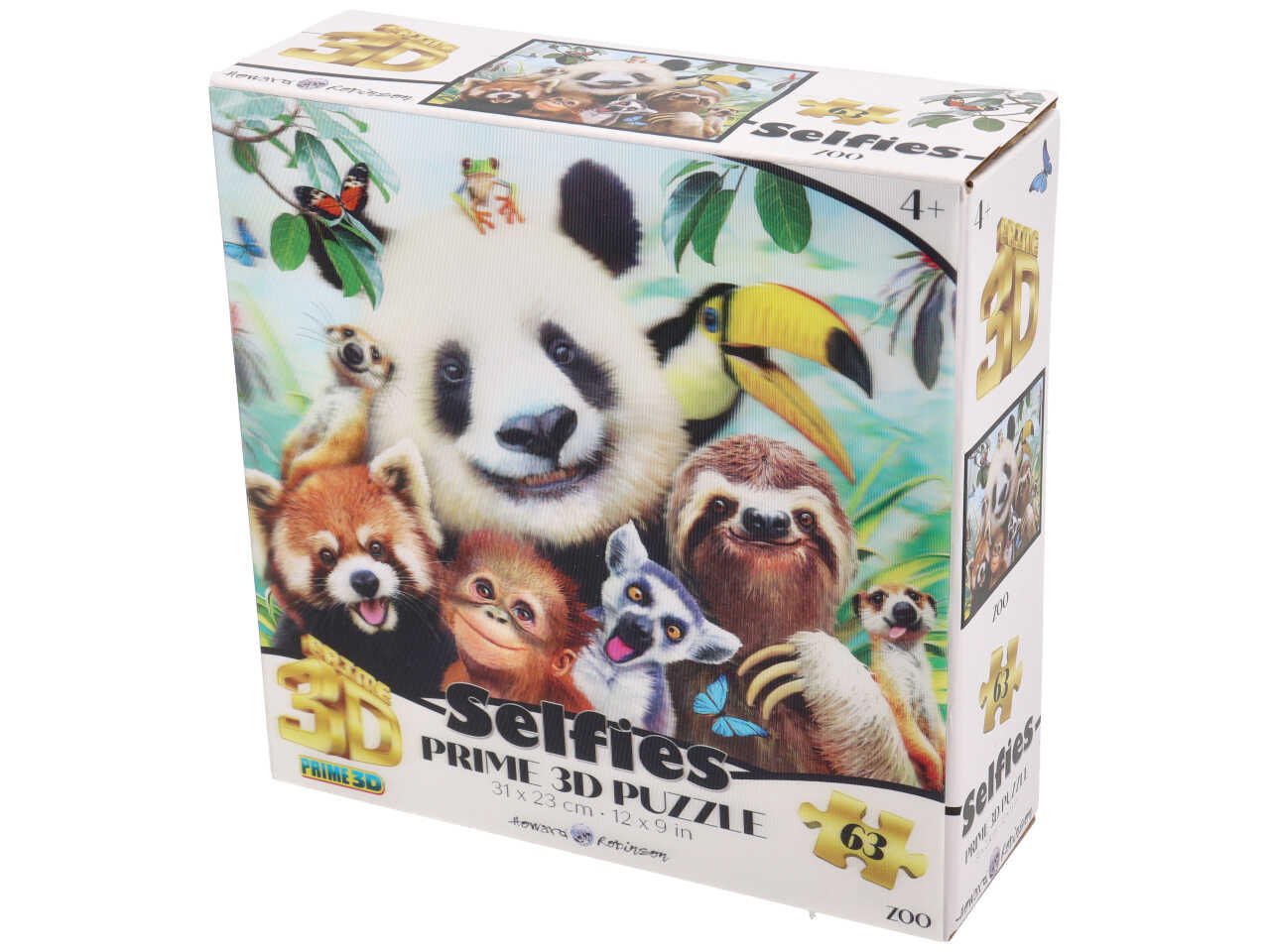 Puzzle 48 pezzi zoo selfie per bambini dai 4 anni in su | Giochi Preziosi