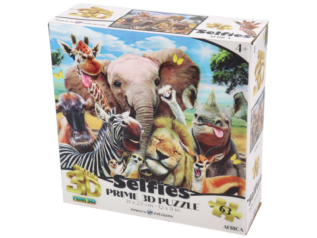 Puzzle 48 pezzi africa selfie per bambini dai 4 anni in su | Giochi Preziosi