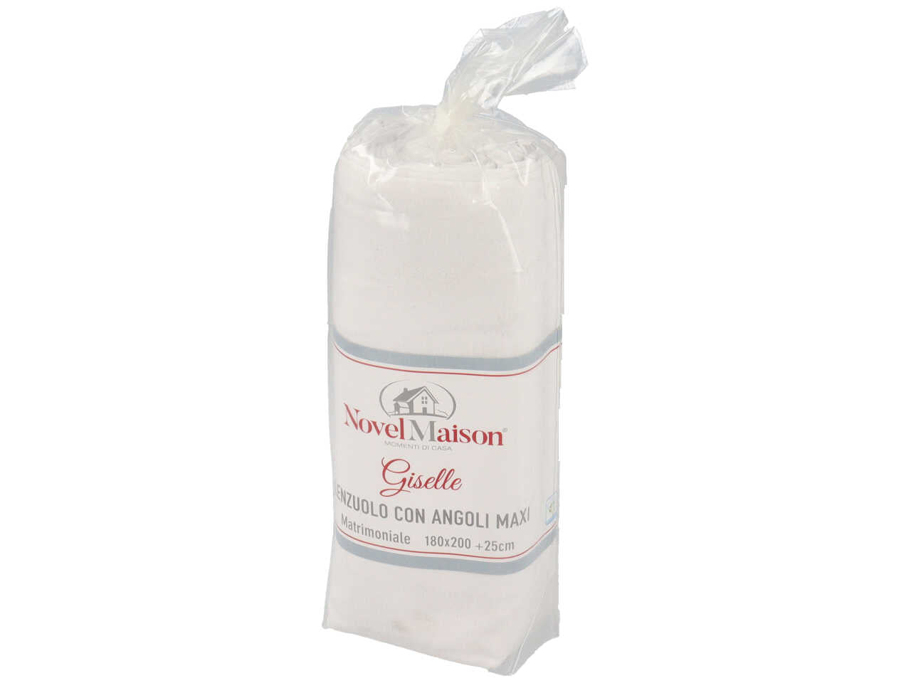 Lenzuola con angoli matrimoniale bianco