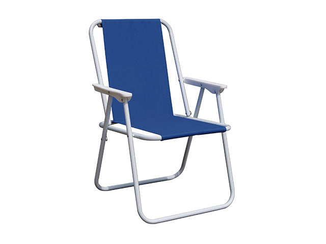 Sedia relax pic-nic poliestere in acciaio