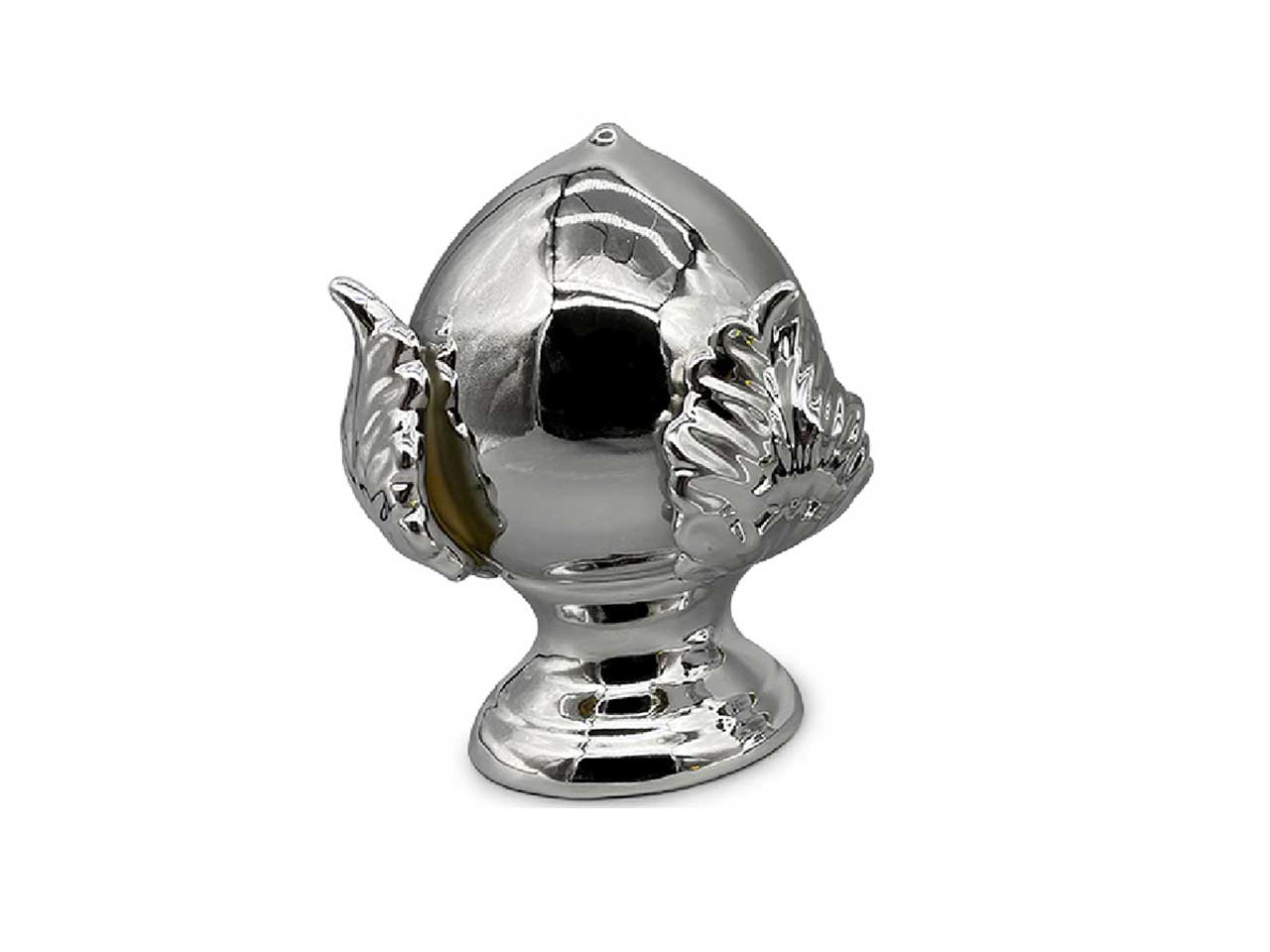 Pumo chiuso piccolo 9cm argento pcl333