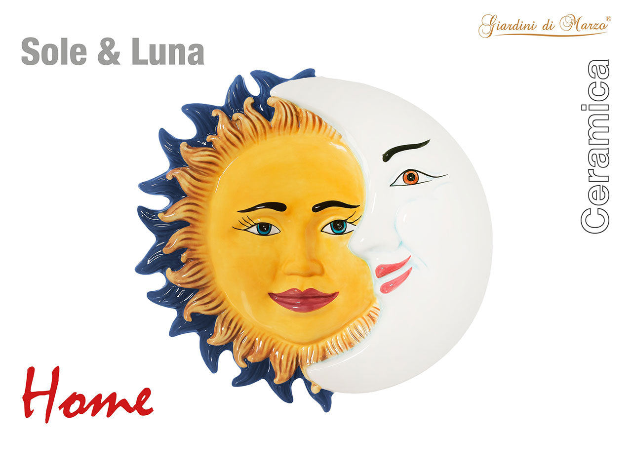 Sole e luna da parete