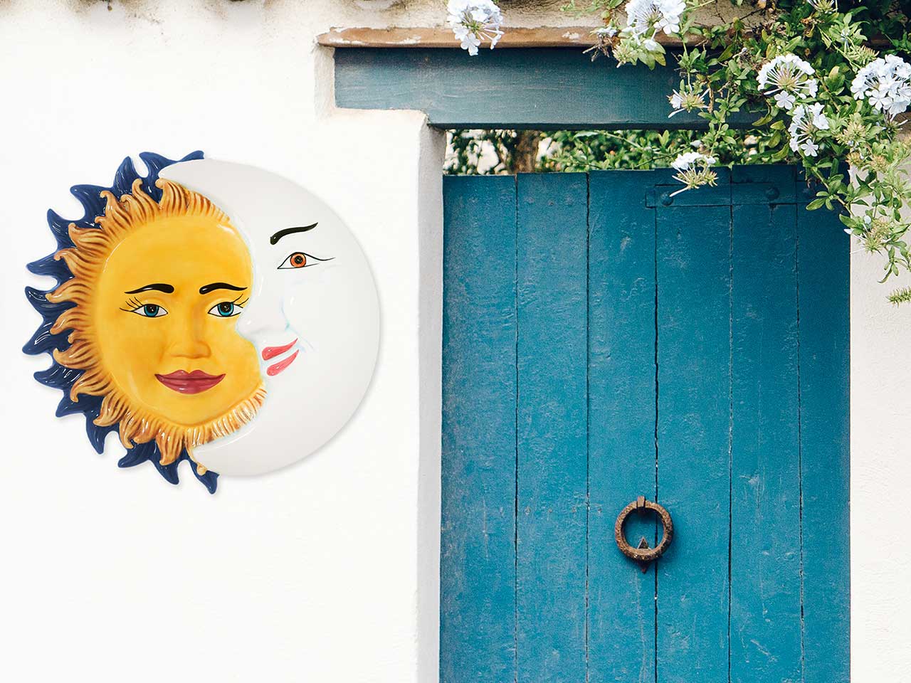 Sole e luna da parete
