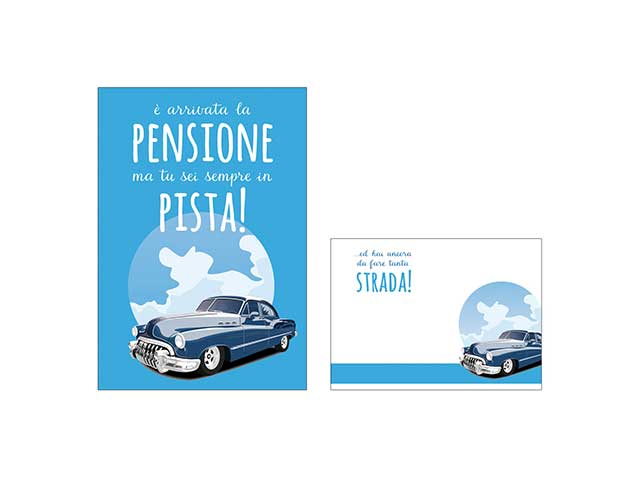 Biglietto e' arrivata la pensione
