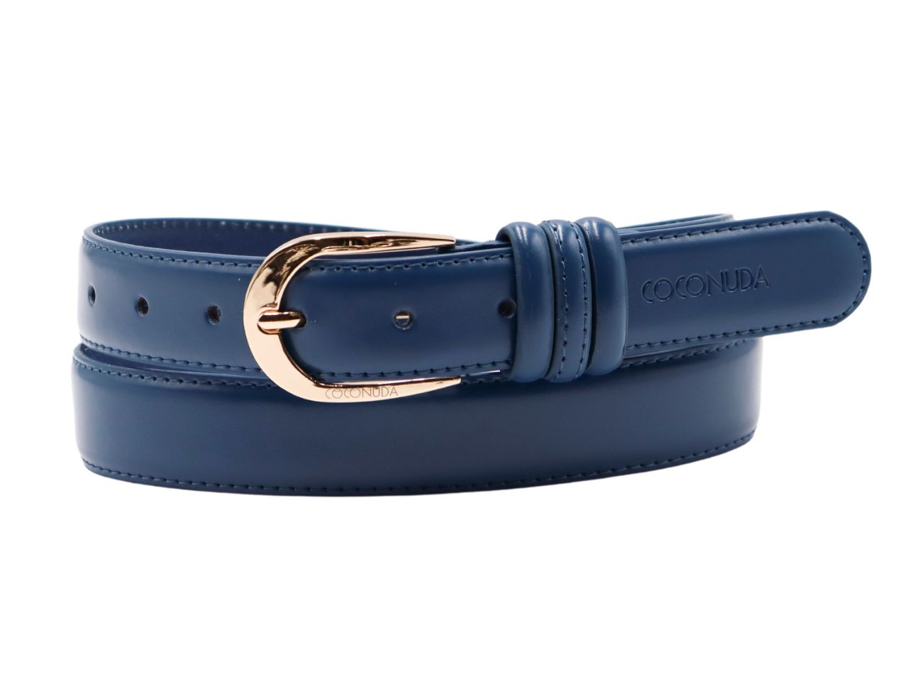 Cintura donna in pelle coconuda jeans