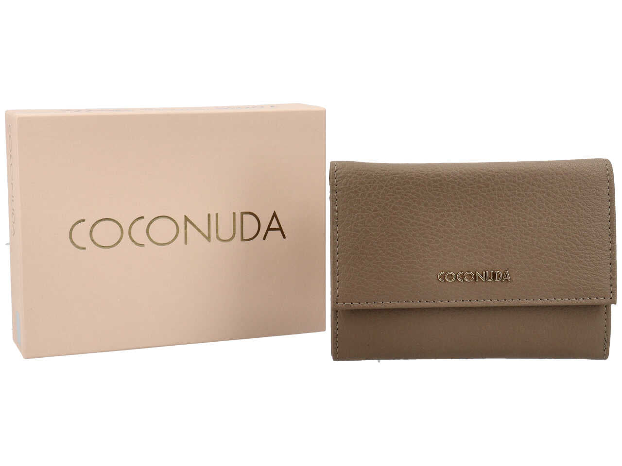 Portafoglio donna coconuda taupe