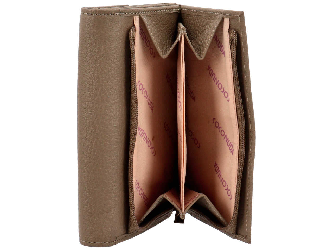 Portafoglio donna coconuda taupe