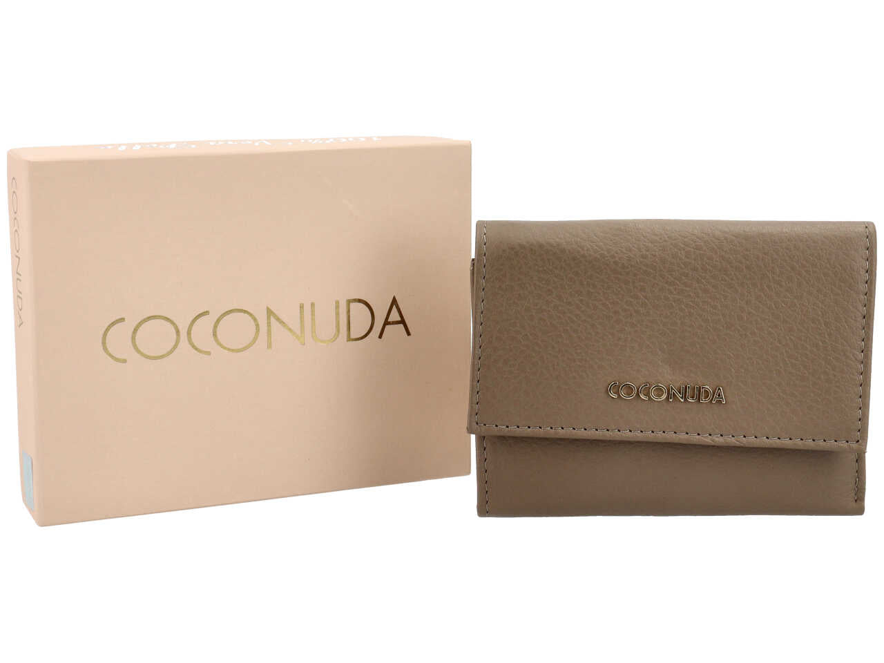 Portafoglio donna coconuda taupe