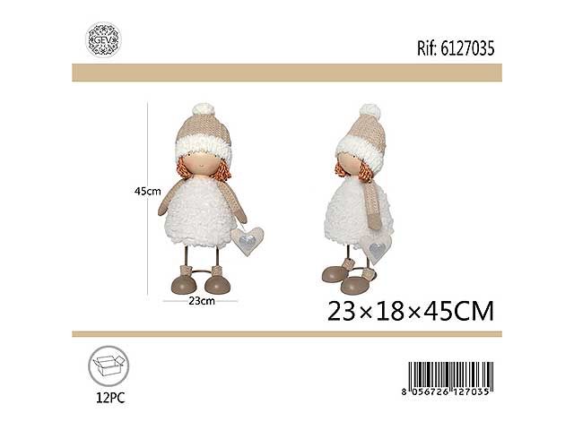 Bimba con cuore 23x18x45