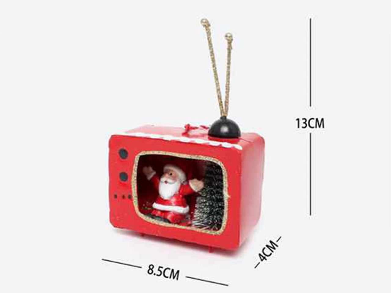 Babbo natale 8.5x4x13cm