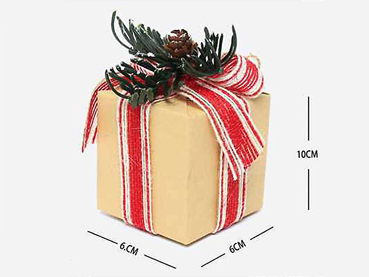 Pacco regalo 6x6x10cm