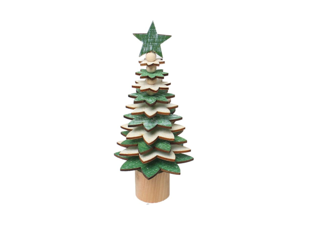 Albero di natale decorativo misura 8x18cm