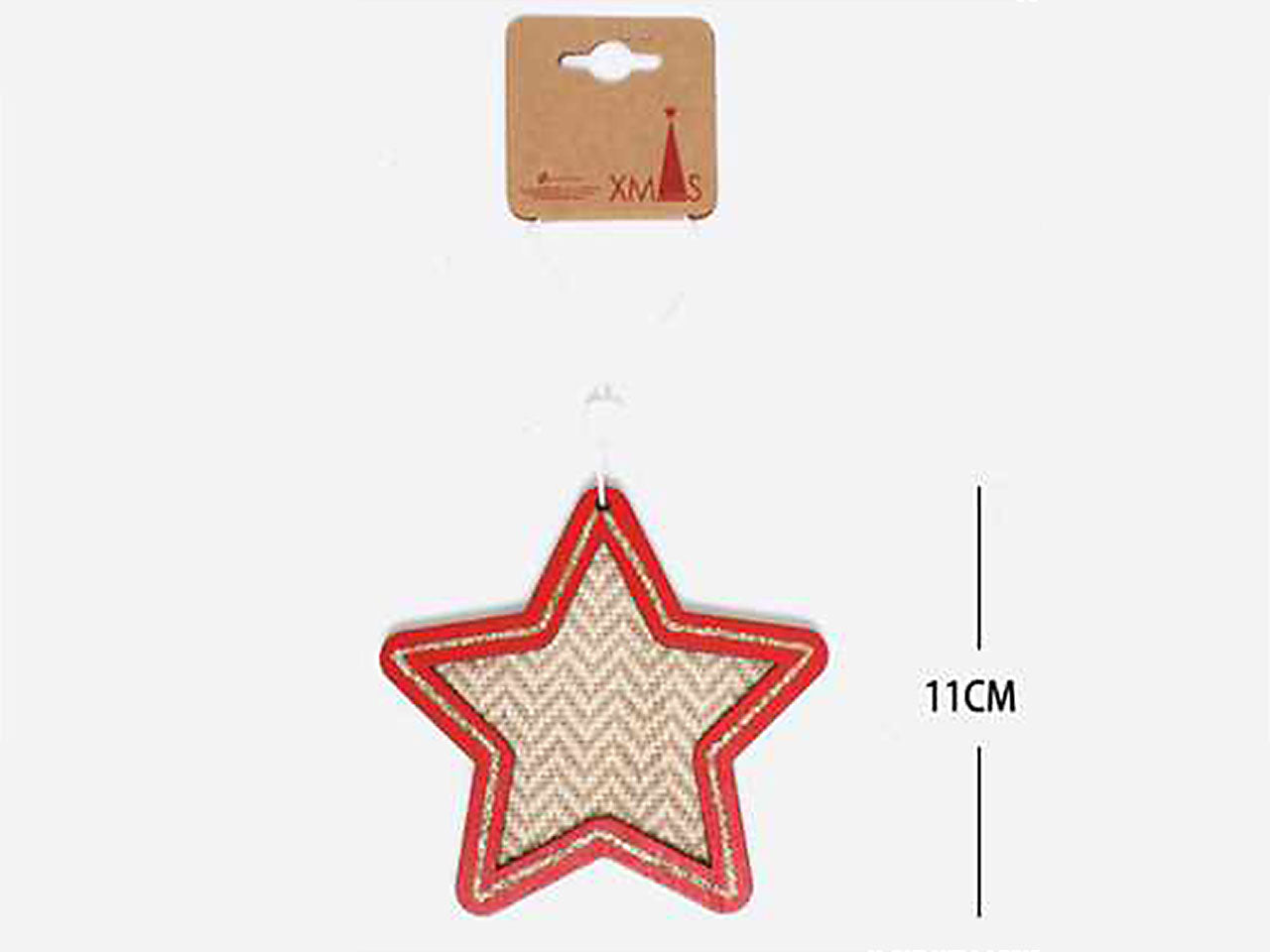Stella pendente decorativo 11cm