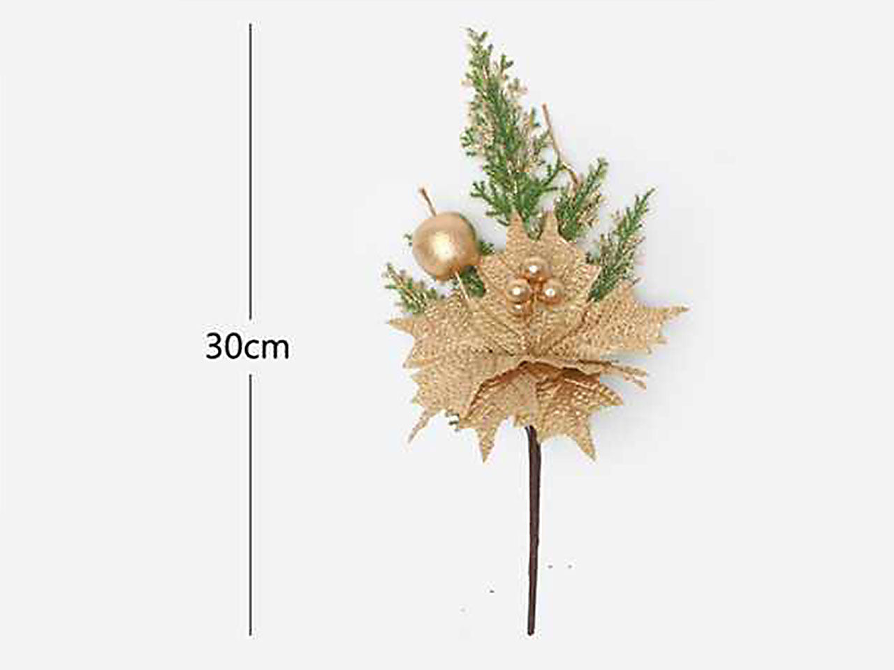 Rametto floreale decorativo artificiale 15x30cm