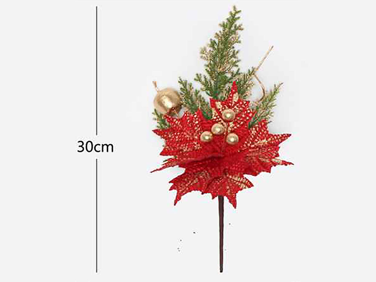 Rametto floreale decorativo artificiale 15x30cm