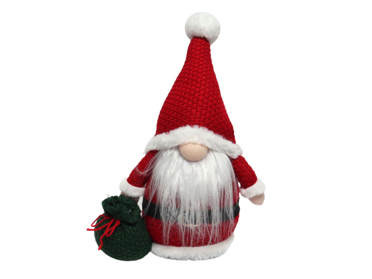 Decorazione natalizia babbo natale misura 20x12x36cm