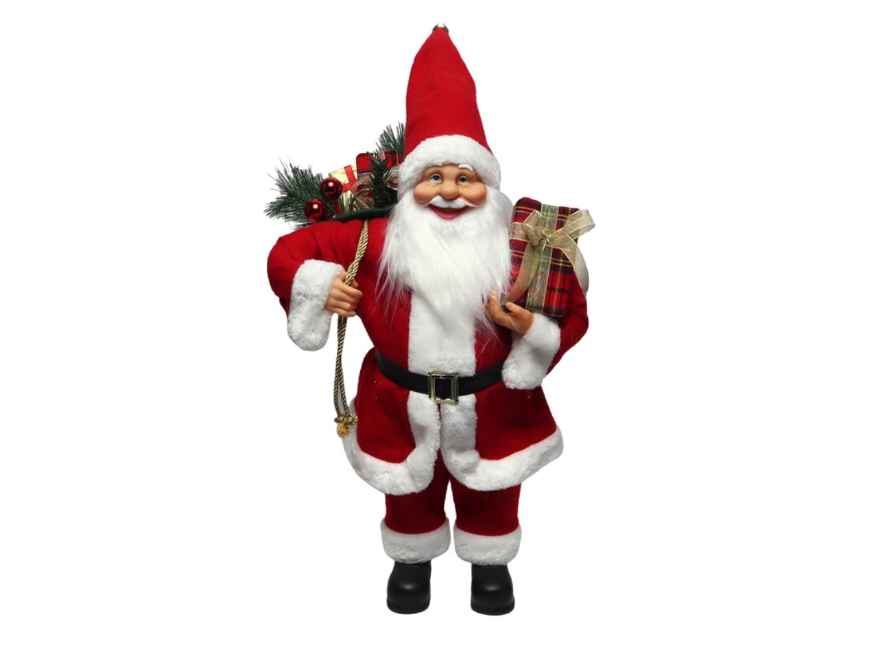 Decorazione natalizia babbo natale misura h.60cm