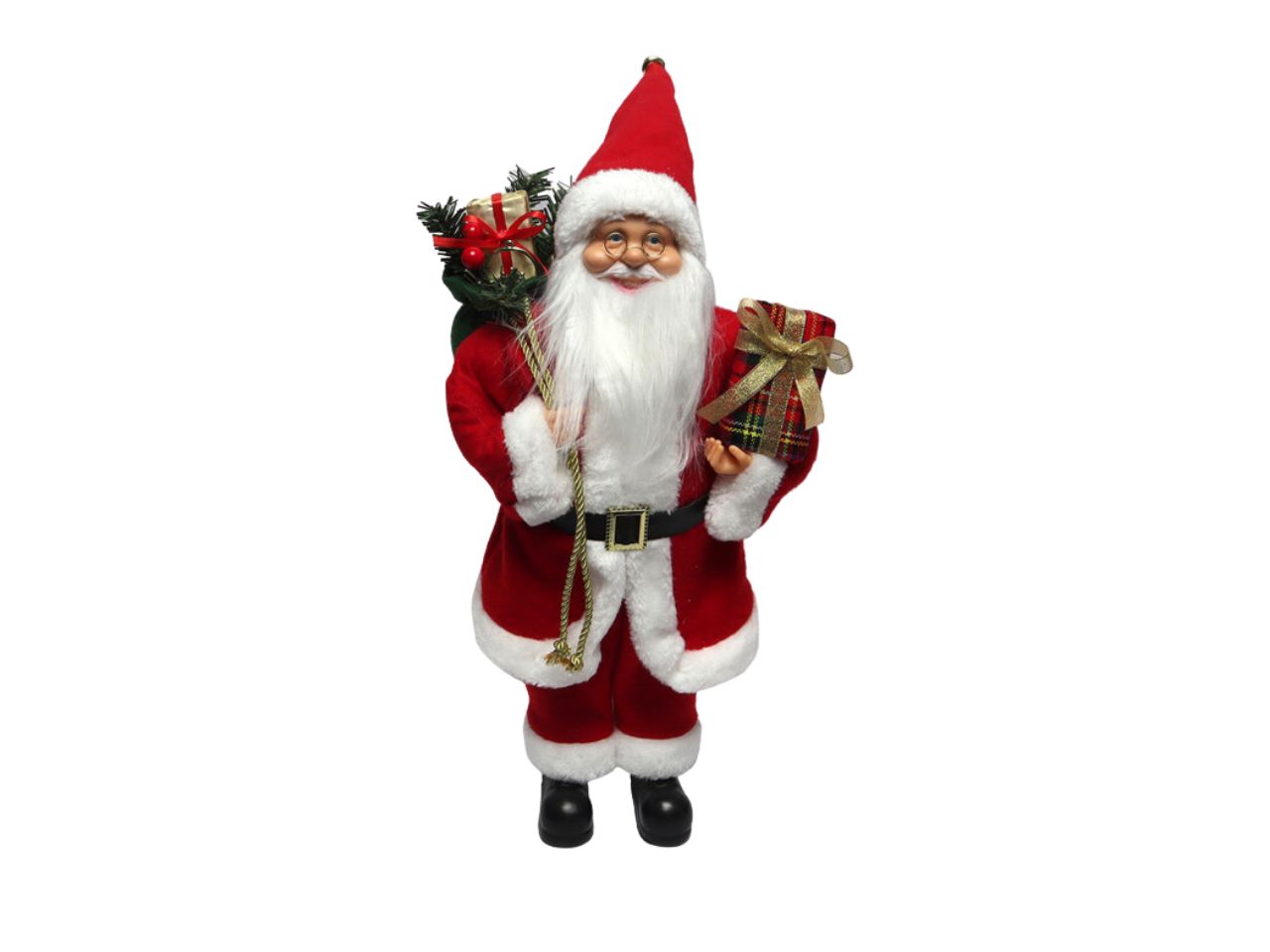 Decorazione natalizia babbo natale misura h.50cm