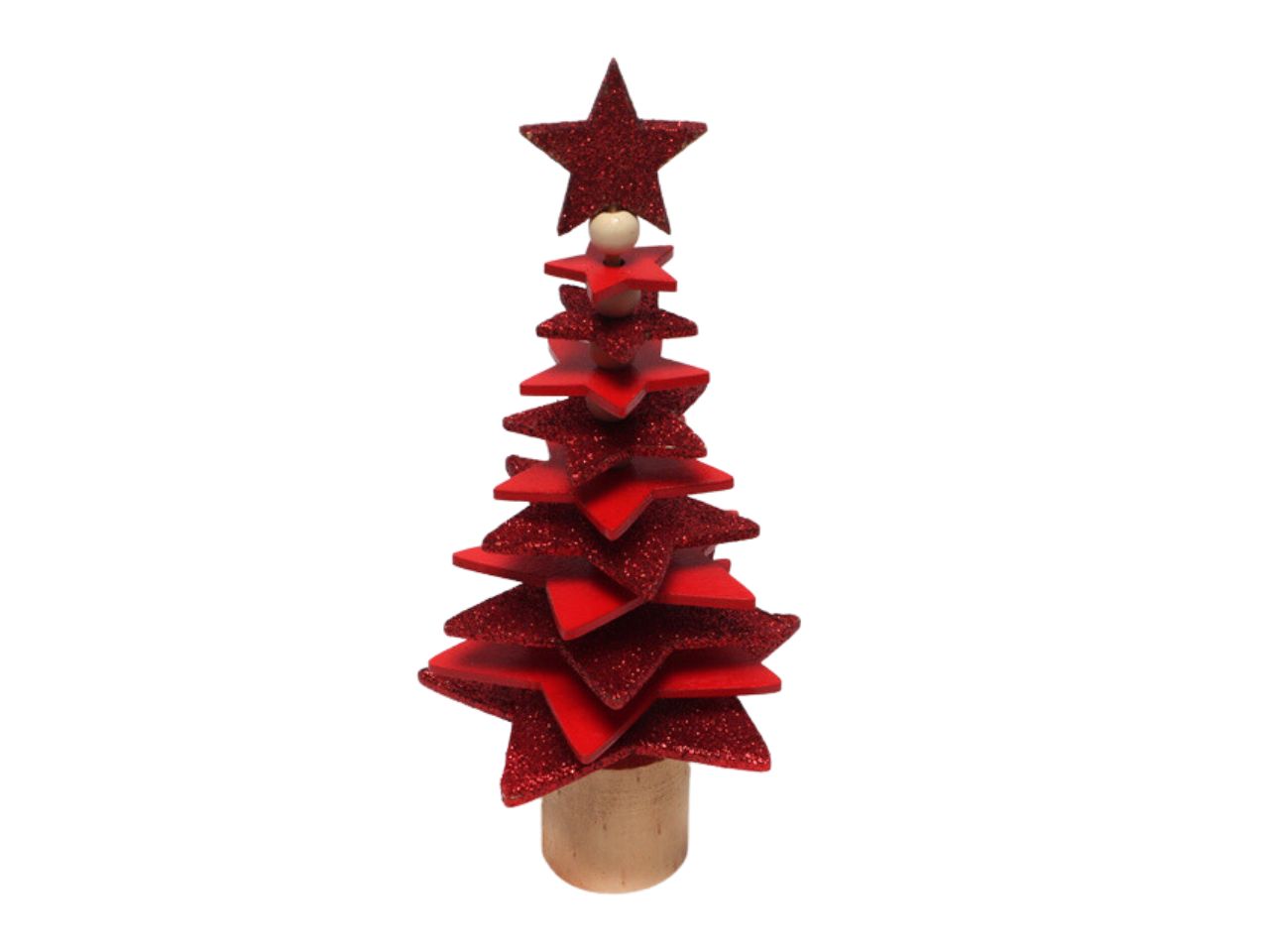 Decorazione natalizia alberello di natale misura 18x8cm
