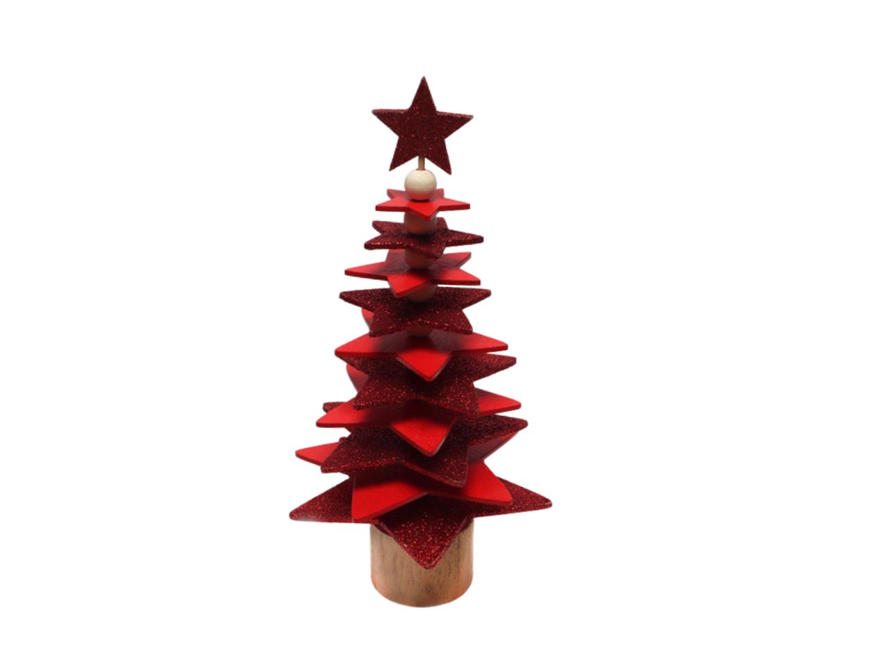 Decorazione natalizia alberello di natale misura 26x10cm