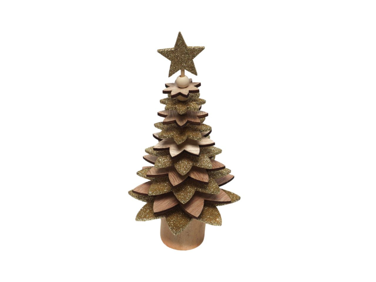 Decorazione natalizia alberello di natale misura 18x8cm