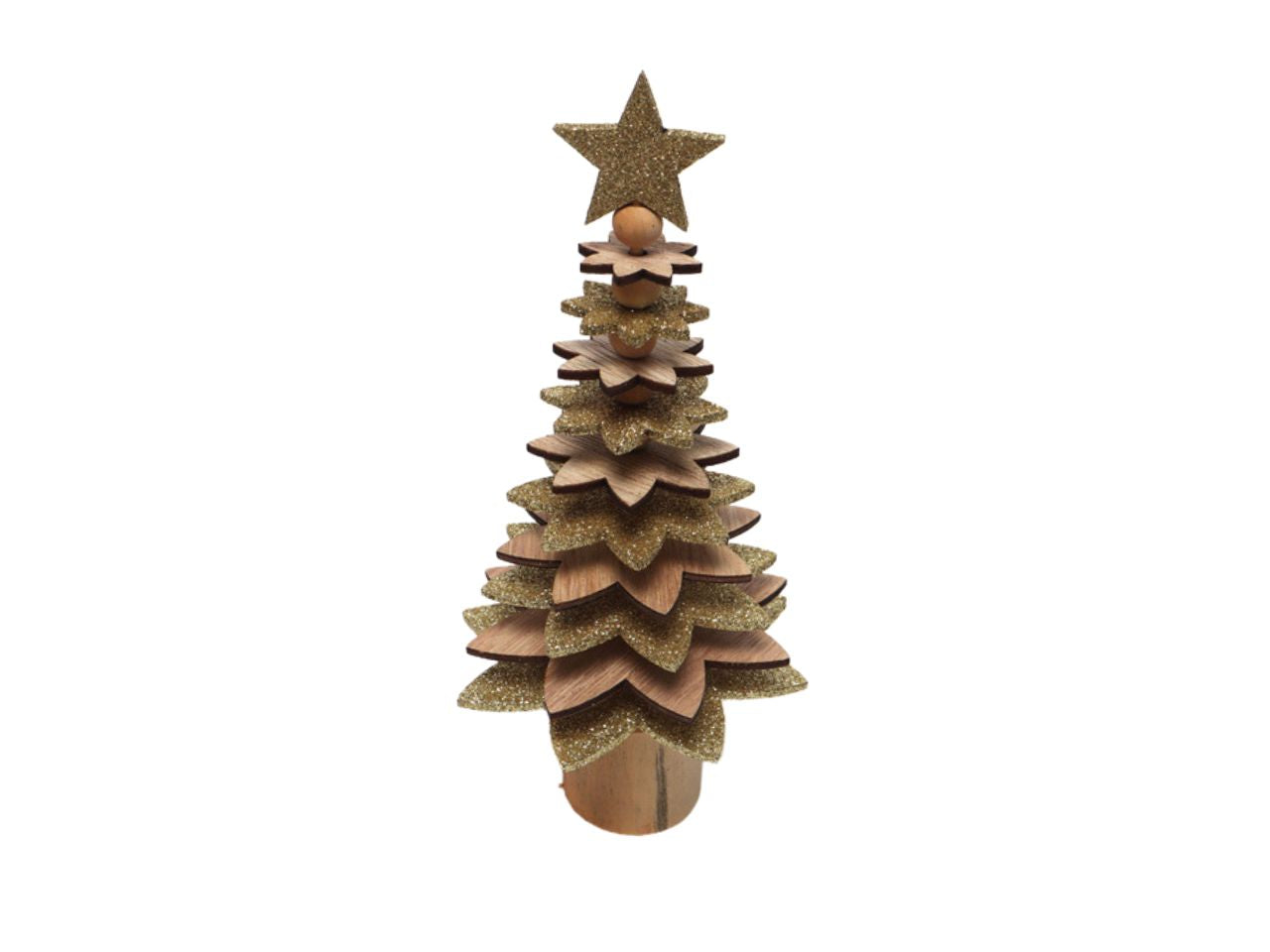 Decorazione natalizia alberello di natale misura 22x9cm
