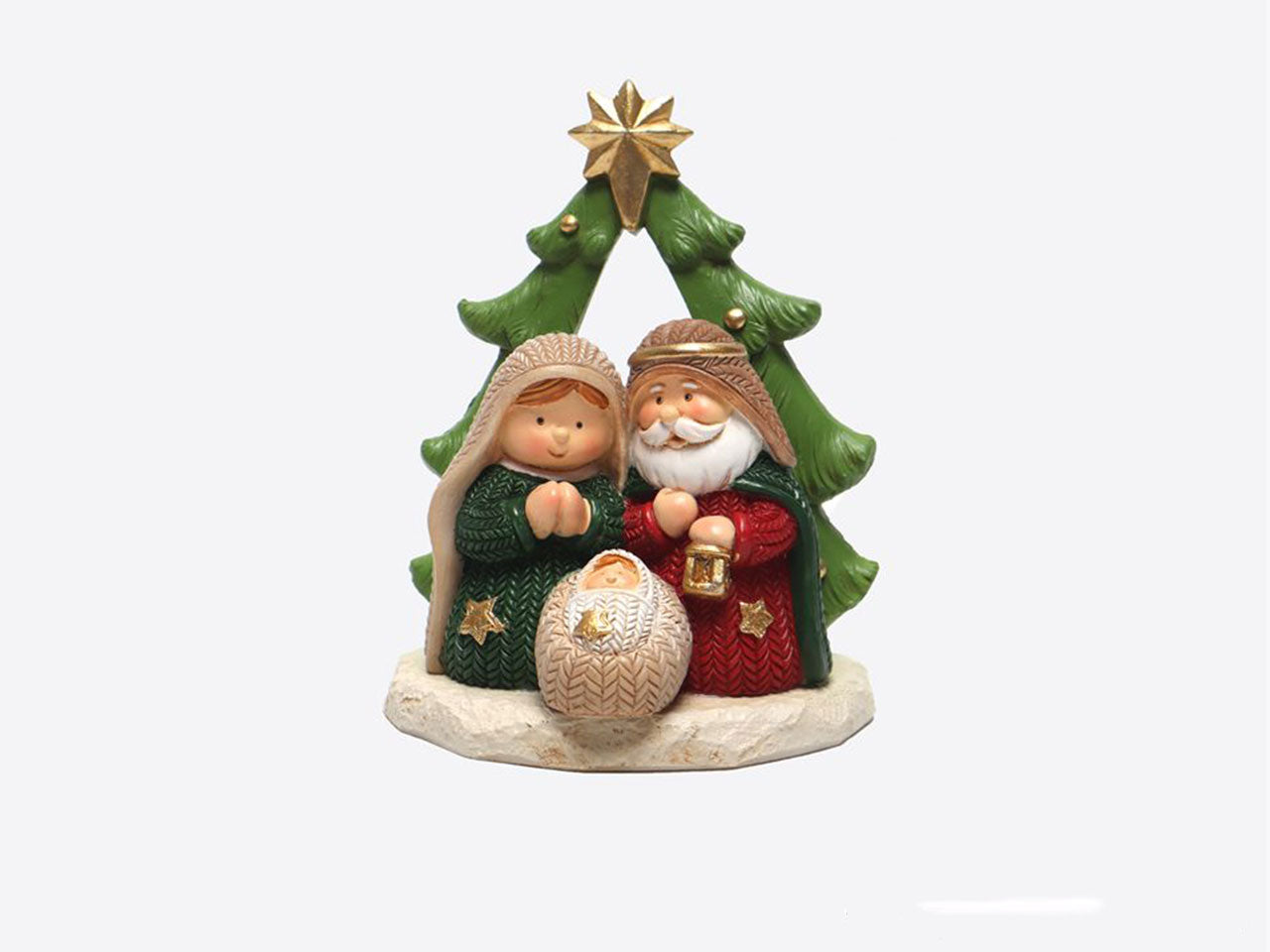Nativitá albero 4,5x7x9cm