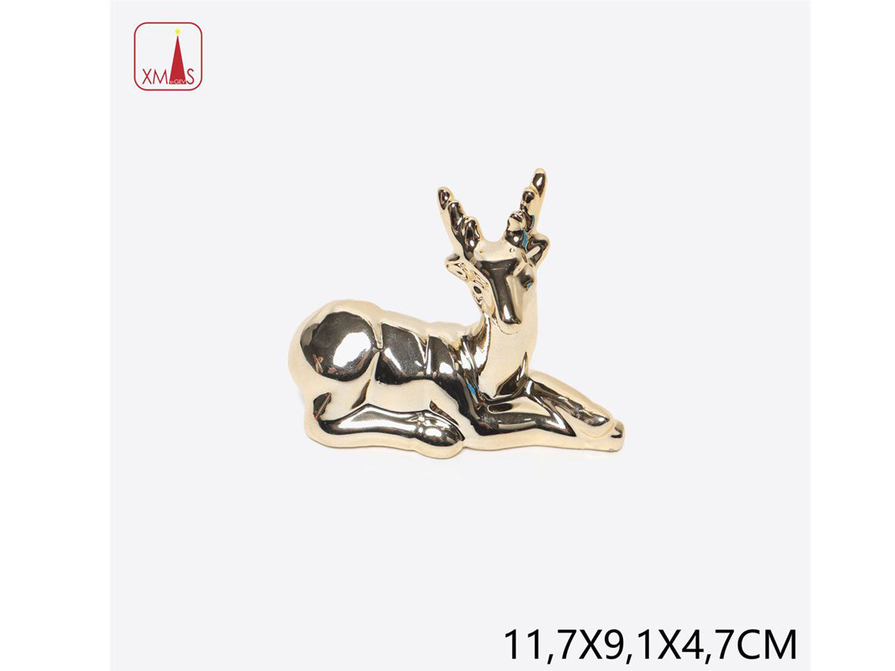 Renna decorativa 11,7x9,1x4,7cm