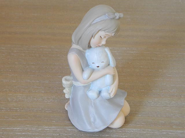 Bimba poly c/orso 7x7x13cm qlux19452
