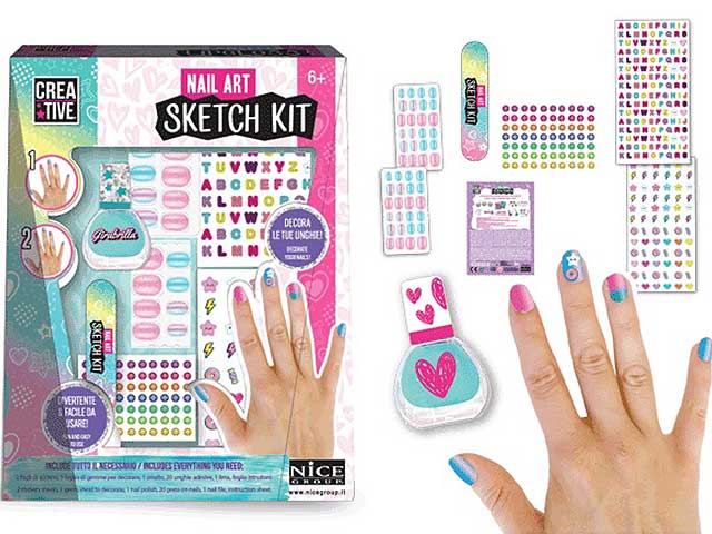Nail art sketch kit 02019