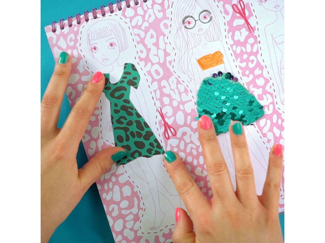 Girabrilla fashion sketch book - libro da disegno