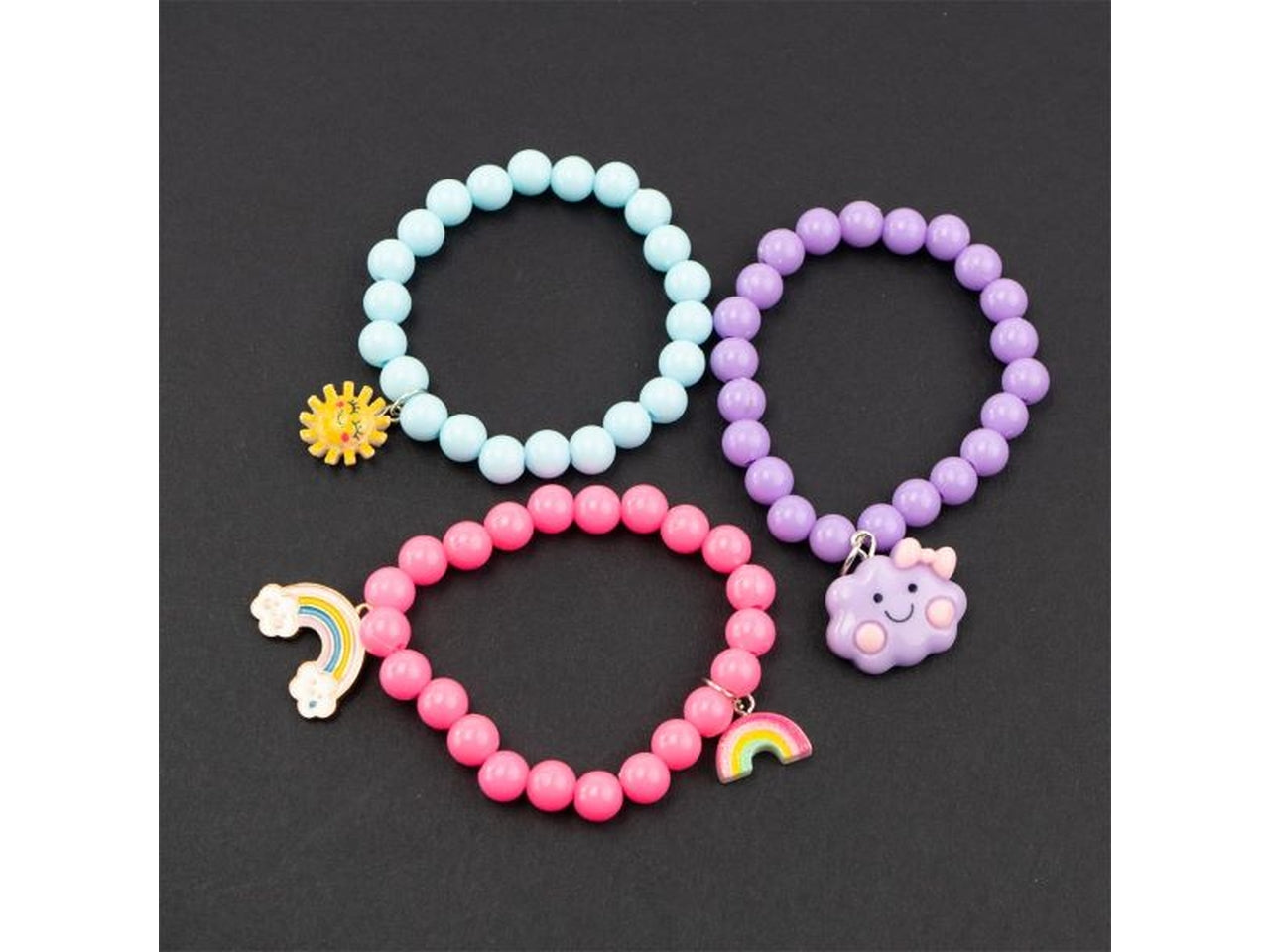 Rainbow mix bracciale - confezione contiene 3 bracciali