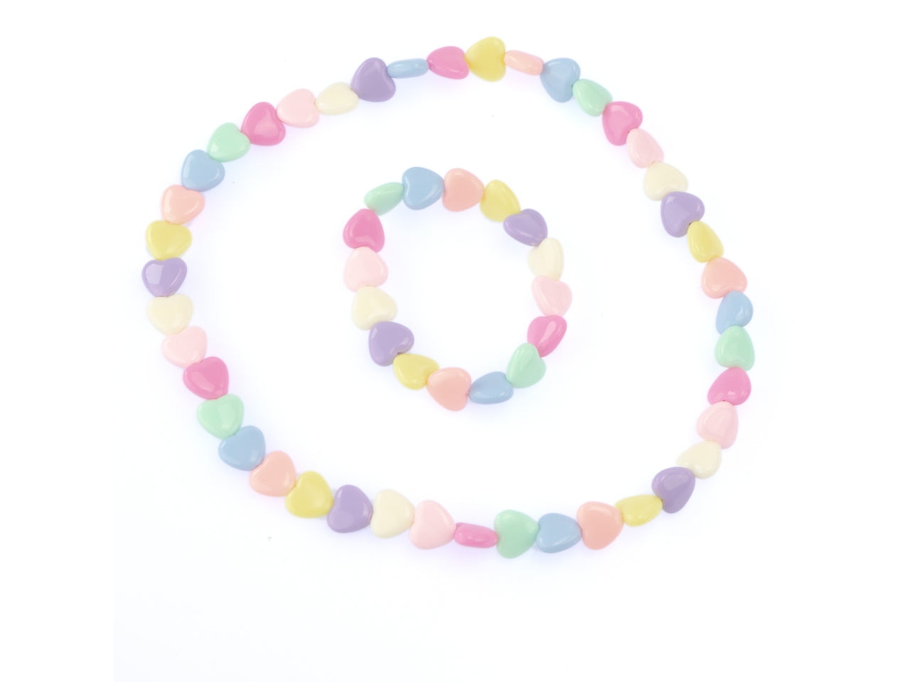 Cuoricini collana e bracciale
