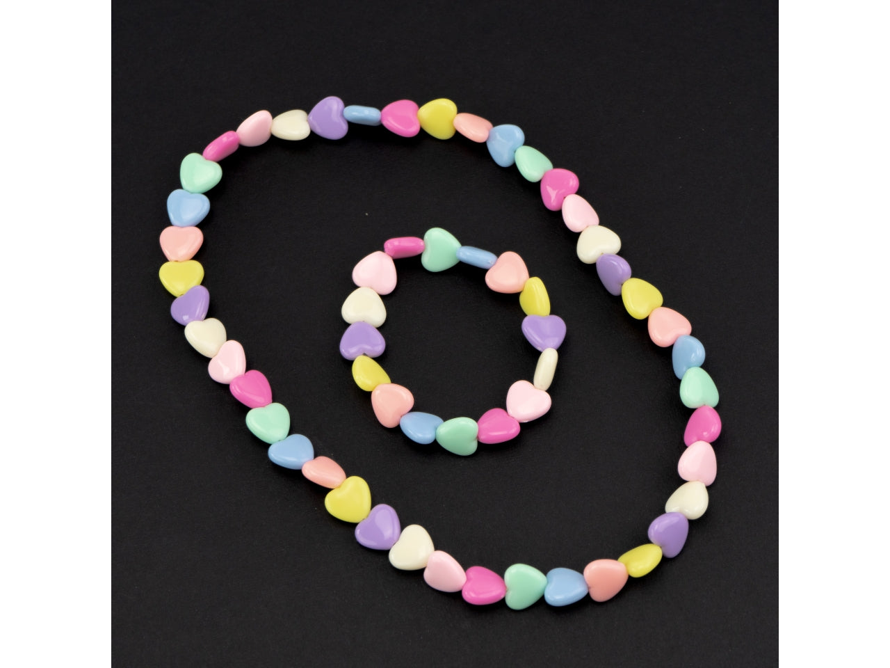 Cuoricini collana e bracciale