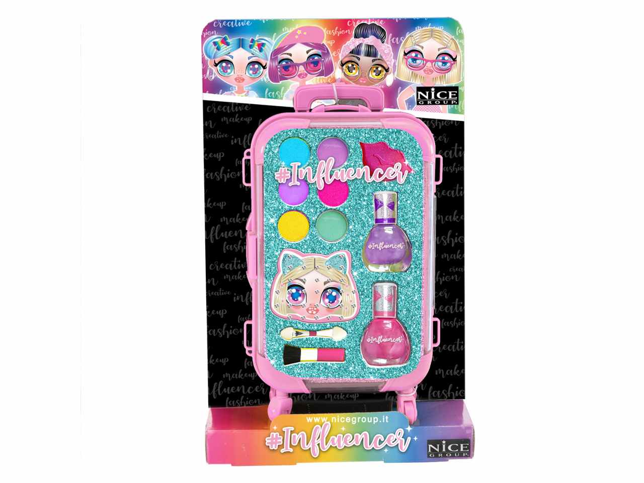Influencer big trolley make upnails 92