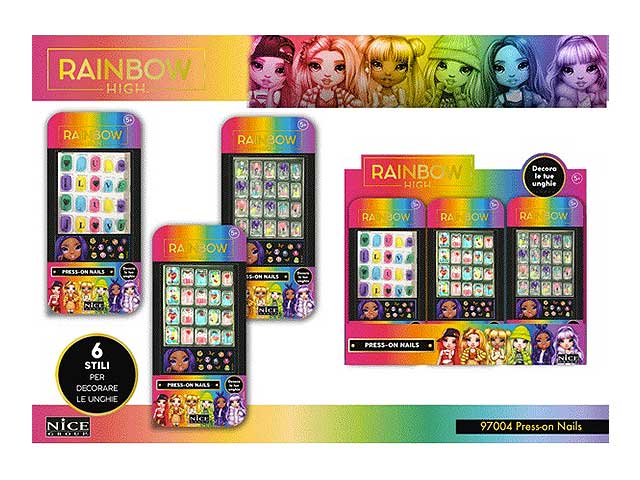 Rainbow high press-on nails 97004