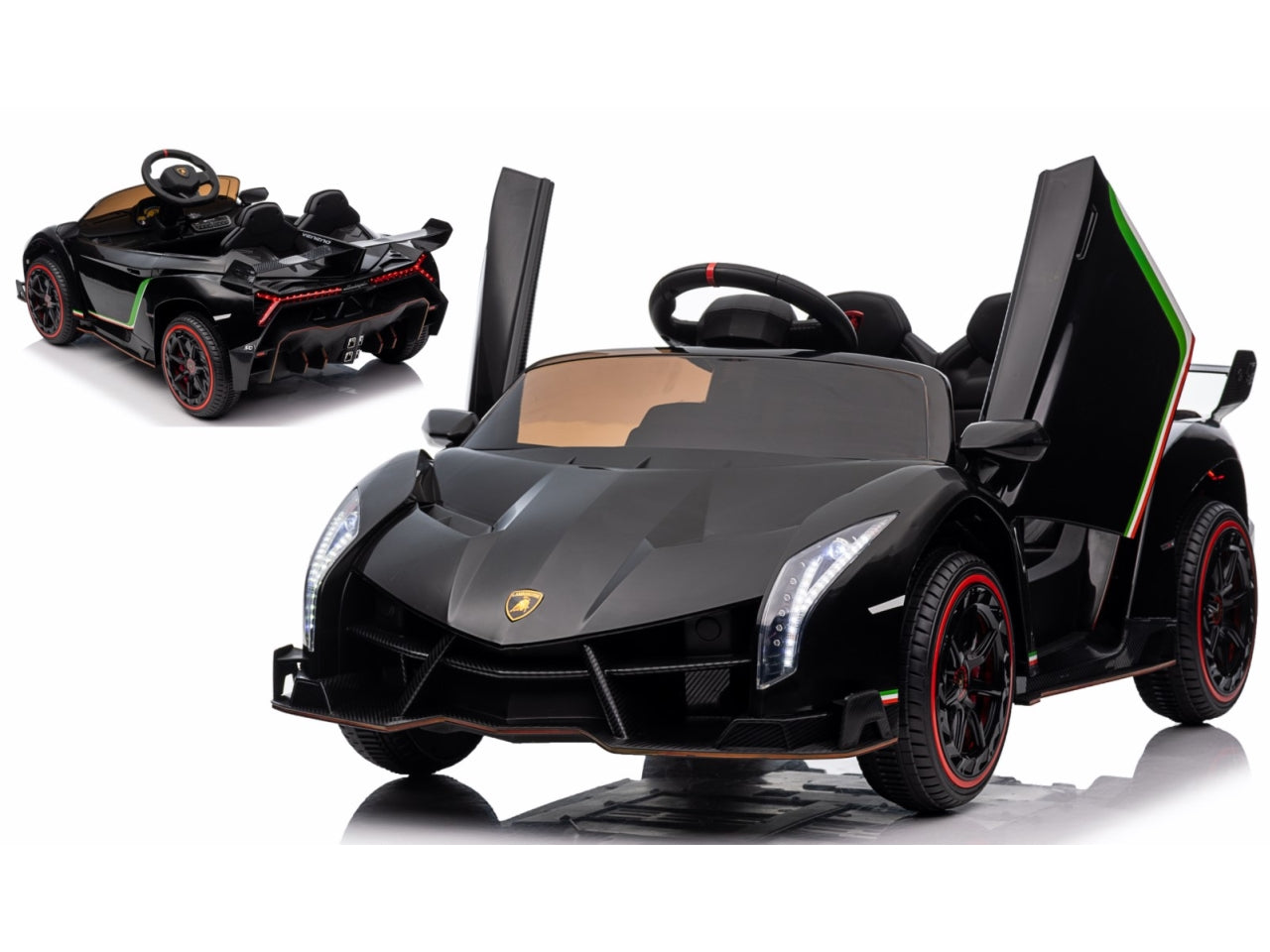 Lamborghini veneno radiocomandata 12v nera