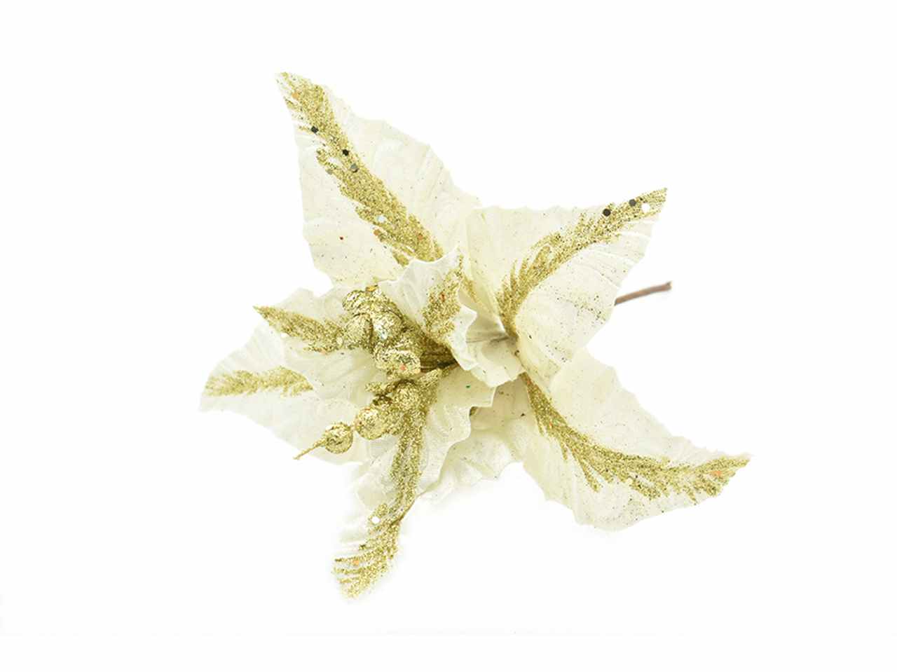 Fiore gambo corto panna