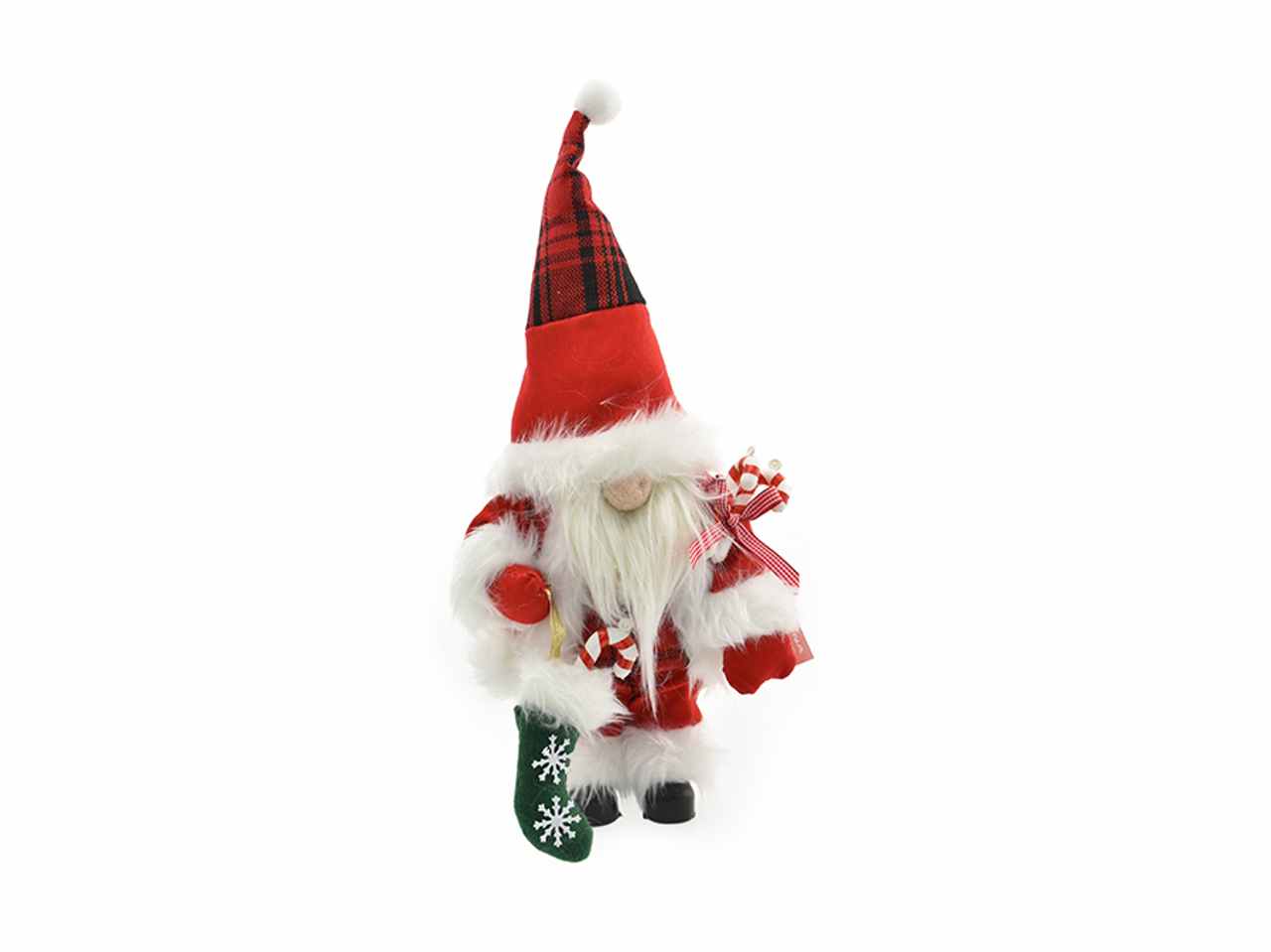 Babbo natale misura 40cm colore rosso