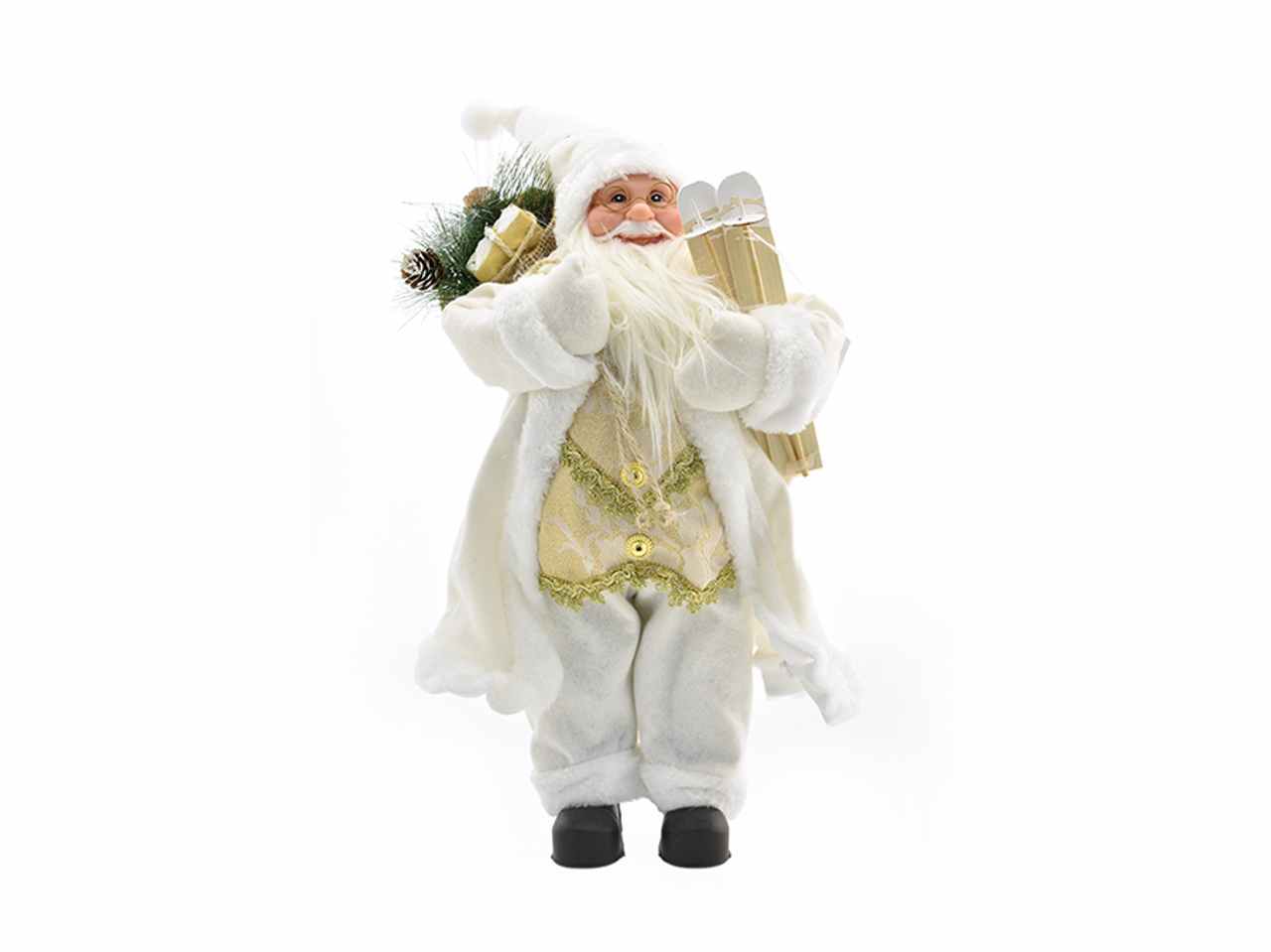 Babbo natale misura 60cm colore panna