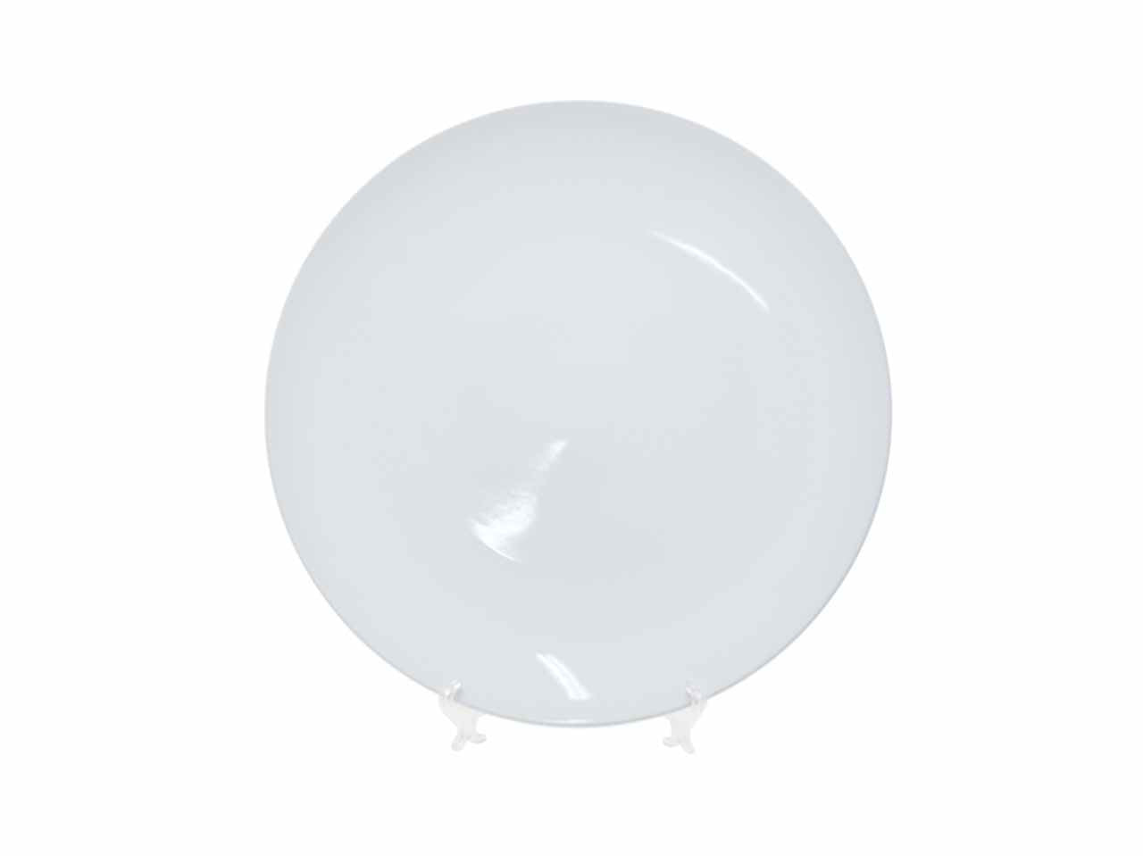 Sottopiatto liscio d.33cm bianco