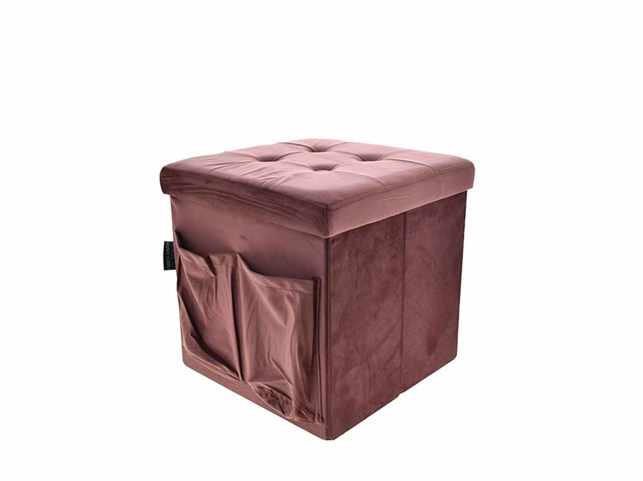 Pouf vel.c/tasche 50x50cm mattone 6434116
