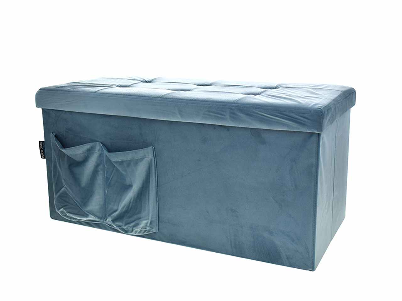 Pouf vel.c/tasche 76x38cm cobalto 6434131