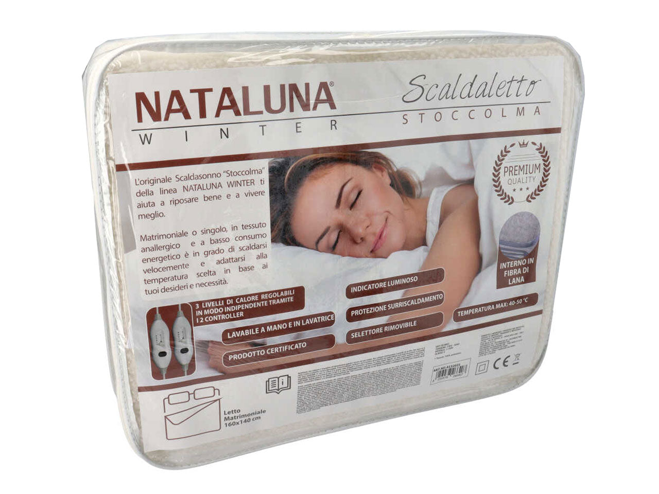 Scaldaletto elettr.2p 160x140cm 4132021