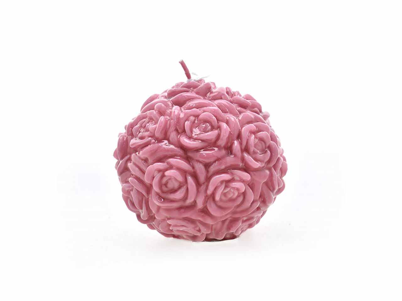 Candela fiore 10,9x10,9x10,5cm rosa