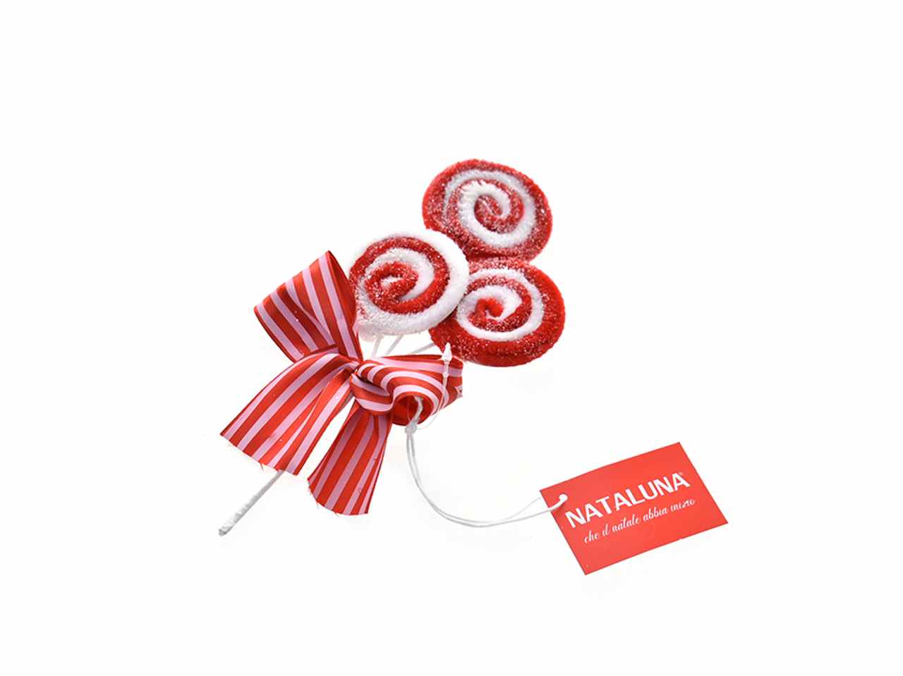 Pick caramella con fiocco 21cm