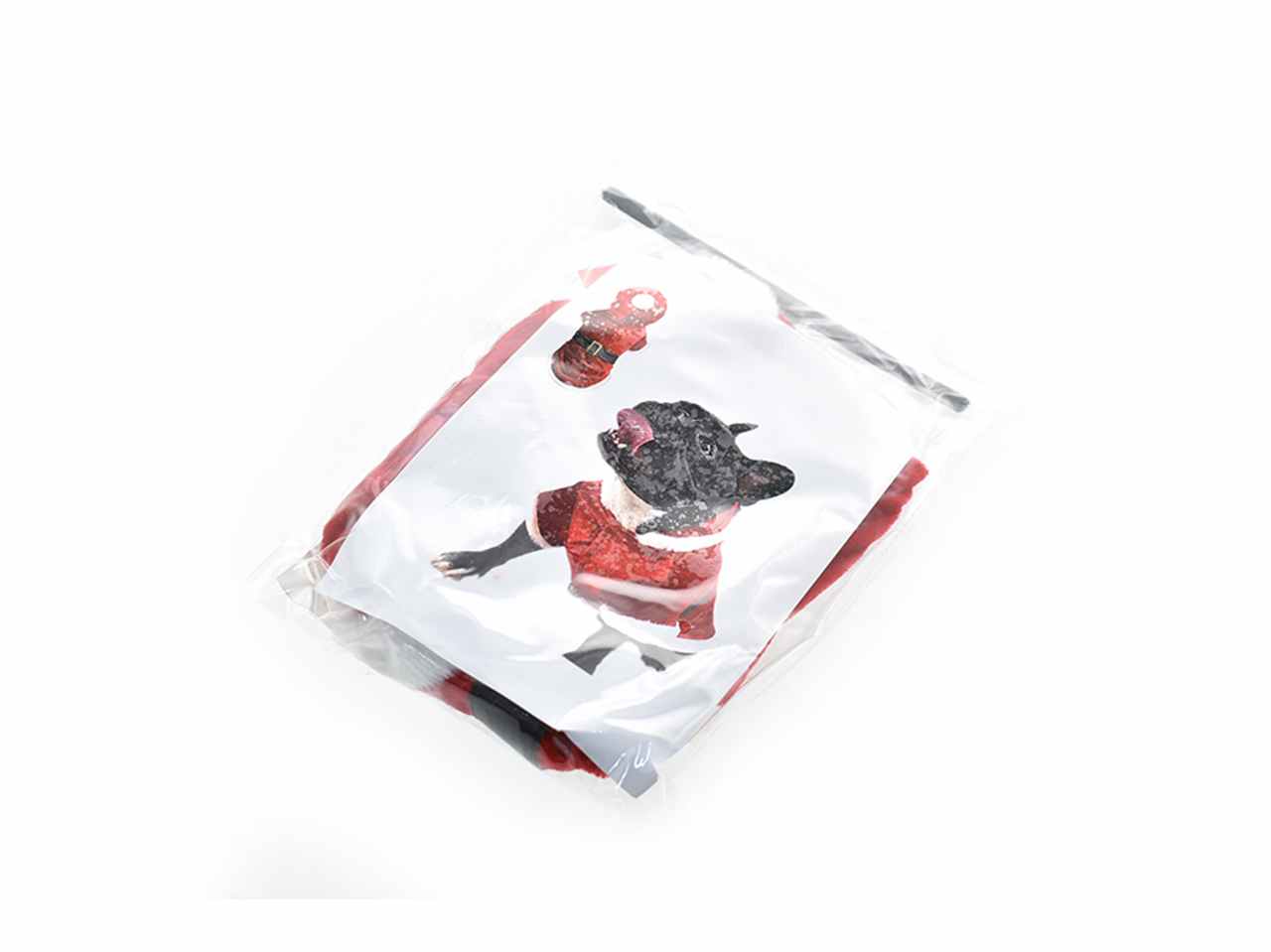 Costume natalizio per animali 29x18x27cm rosso